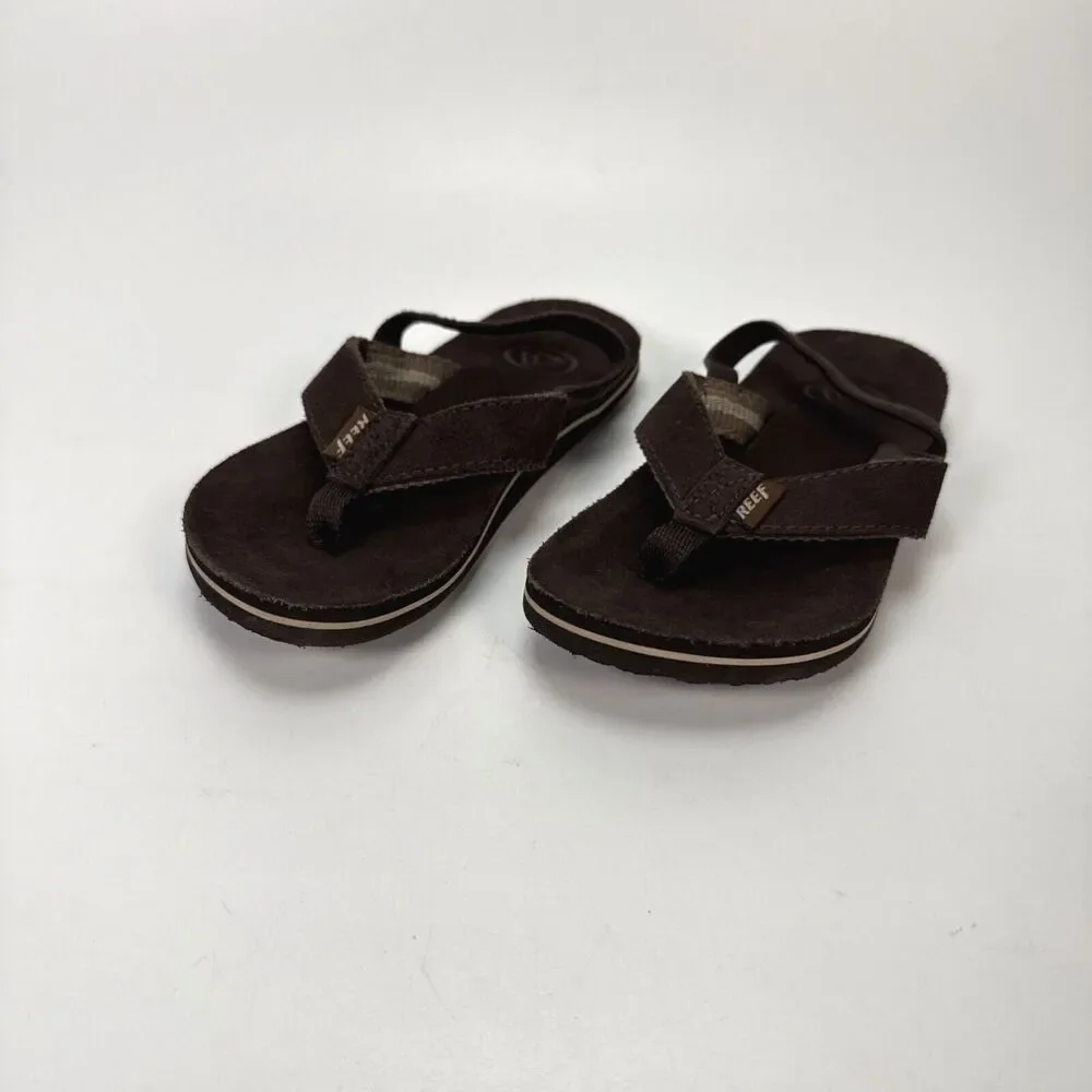 Reef Toddler Brown Flip Flop Sandles Sz 7/8